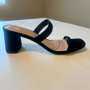 Black BP Women's heeled sandals